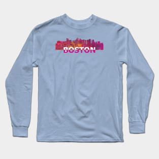 Boston Skyline Long Sleeve T-Shirt